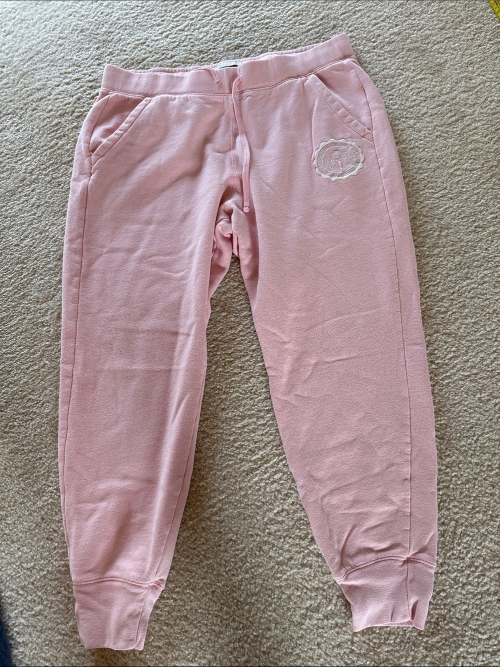 Abercrombie & Fitch Light Pink Girls' Jogger Pants